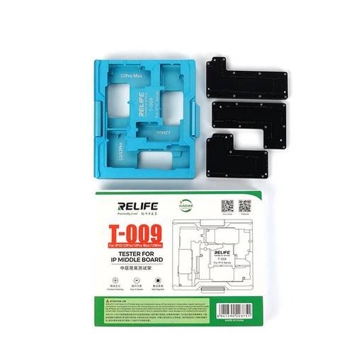 RELIFE T009 For iPhone 12 mini 12 Pro MAX Mainboard Layering Tester 4 in 1 Logic Board Mid-Frame Upper/Lower Detection Fixture