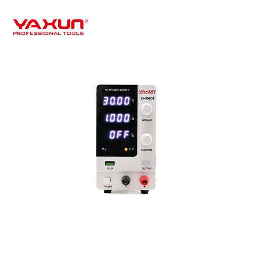 YAXUN YX305DS USB DC مزود طاقة معملية منظم قابل للتعديل 30 فولت 5A