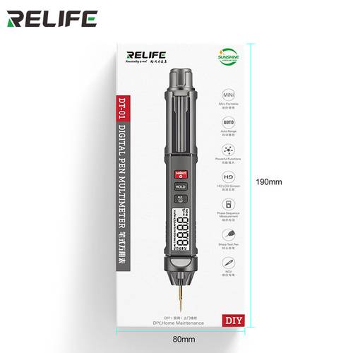 RELIFE DT-01 Smart Pen Type Multi-Function Mini Multimeter 