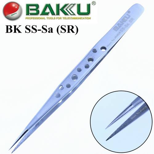 ملقط مستقيم مع رأس نحيف - BAKU AA-Ss SR