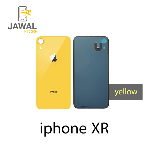 High quality iPhone XR back cover glass yellow color