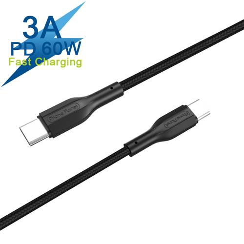 Phone Planet TPE Shell 60W Fast Charger USB C TO USB C For Android Samsung Huawei