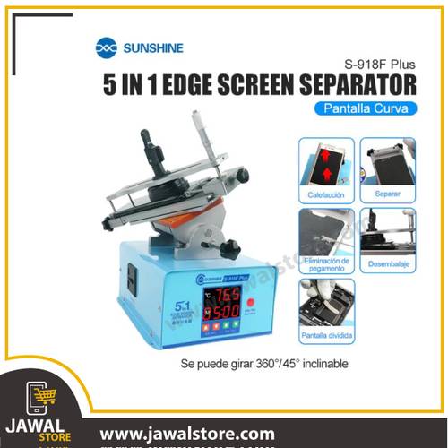 SUNSHINE S-918F Plus Separator Curved Screen Separation Multi-function 5 in 1, 45° Left And Right Tilt and 360° Rotation