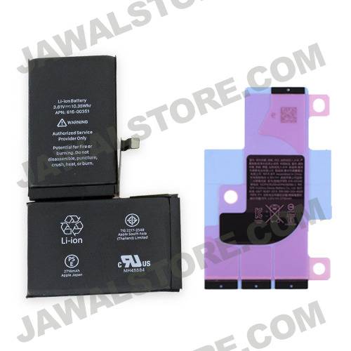 iPhone X Battery replacement with sticker installed battery