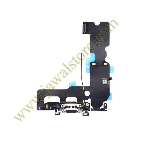  Apple iPhone 7 USB Dock Connector Charging Port Flex Cable Replacement black color