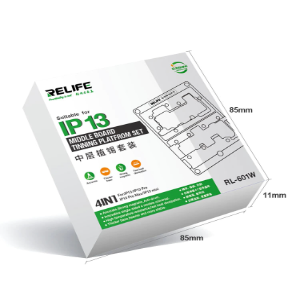 Relife RL-601W Stencil Kit for iPhone 13 13pro Promax Mini Middle Layer Board BGA Reballing Stencil Reball Solder Plaste