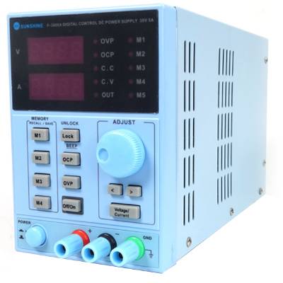 باور سبلاي  ديجتال 30 فولت 5 امبير بذاكرة 5 قنوات  P-3005A - بور صبلاي