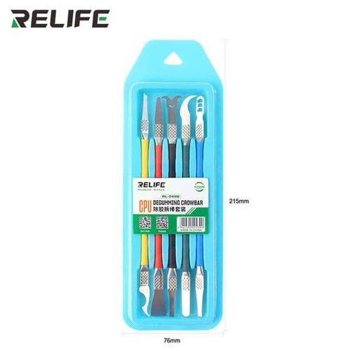 ادوات تنظيف وفك الايسهات - RELIFE RL-049B CPU glue removal Crowbar set