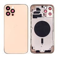 REPLACEMENT FOR IPHONE 12 PRO MAX REAR HOUSING WITH FRAME - GOLD