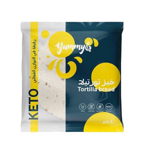 خبز تورتيلا كيتو خالي من الجلوتين