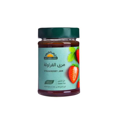 مربى الفراولة عضوي خالي الجلوتين ( ارض الطبيعة)