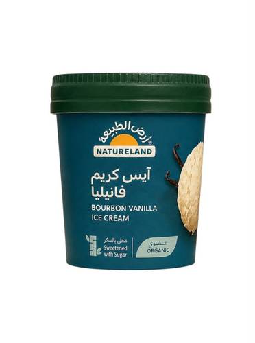 ايس كريم فانيليا عضوي ( ارض الطبيعة ) 