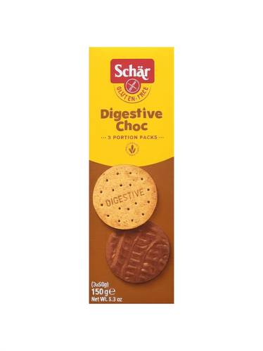 بسكويت دايجستف الشوكولاتة خالي من الجلوتين(شار)