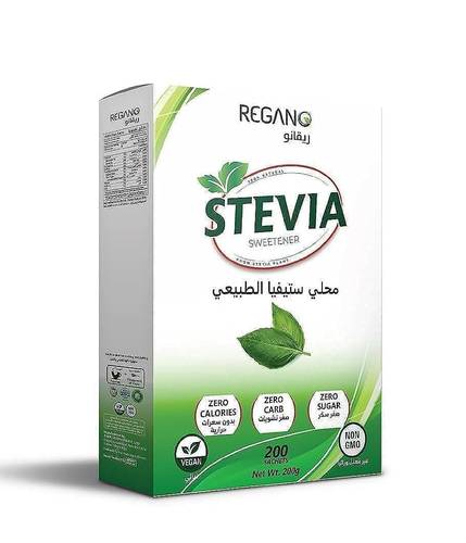 محلى ستيفيا الطبيعي 200 كيس في العلبة