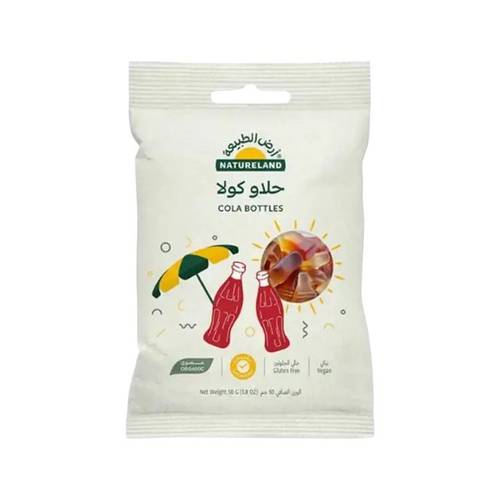 حلوى مطاطية كولا  عضوية  ( أرض الطبيعة )