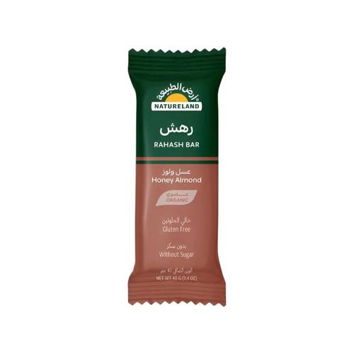 رهش بنكهة العسل واللوز (عضوي)ارض الطبيعه