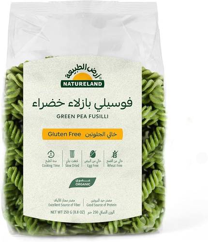 فوسيلي بازلاء خضراء عضوي (ارض الطبيعة)