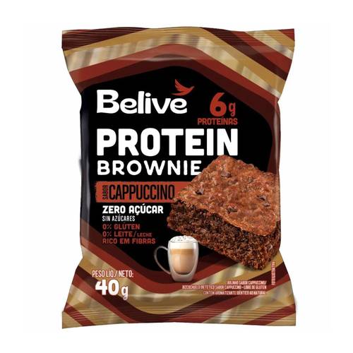 Cappuccino Flavored Protein Brownie (Sugar Free)