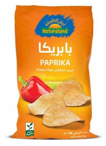 شبس البطاطس بالببريكا (ارض الطبيعة)