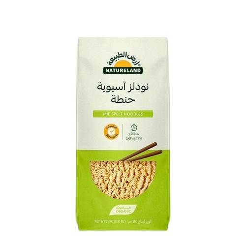 نودلز آسيوية عضوي بالحنطة (أرض الطبيعة)