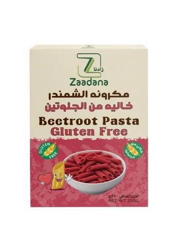 مكرونه الشمندر خالية من الغلوتين ( زادنا )