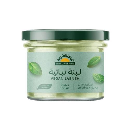 لبنة نباتية عضوية بالريحان( أرض الطبيعة )