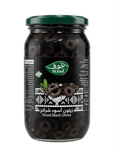 زيتون أسود شرائح عضوي(الجوف)