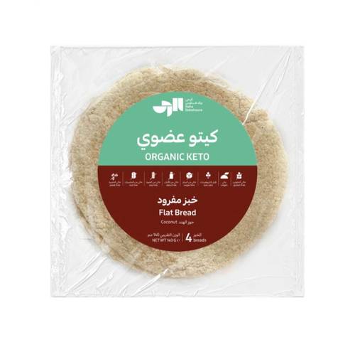 خبز مفرود كيتو عضوي ( نباتي )