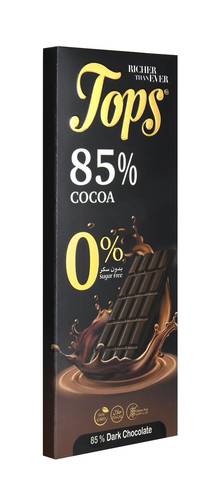لوح شوكولاتة داكنة 85% - توبس 