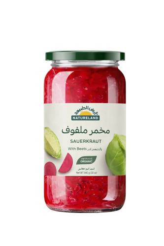 مخمر ملفوف بالشمندر (أرض الطبيعة) 