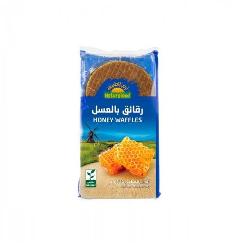 وافل رقائق بالعسل حجم كبير (ارض الطبيعة) 175 غ