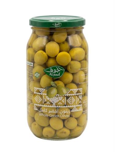 زيتون أخضر كامل عضوي(الجوف)