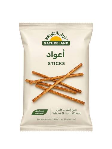 بسكويت أعواد بالنكهة الكلاسيكية عضوي ( أرض الطبيعة )
