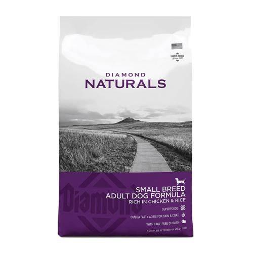 دايموند ناتشورال طعام جاف للكلاب البالغة من السلالات الصغيرة بتركيبة الدجاج والأرز 2 كيلو