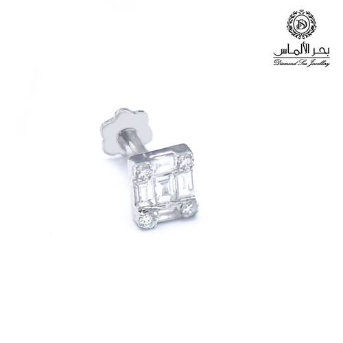 Diamond nose ring