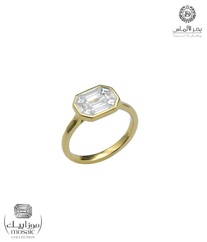 خاتم ألماس من مجموعة موزاييك