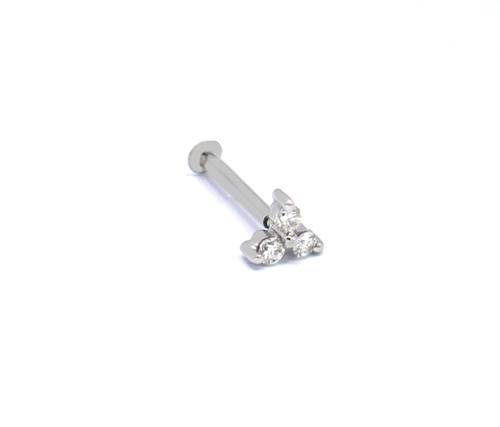Diamond nose ring