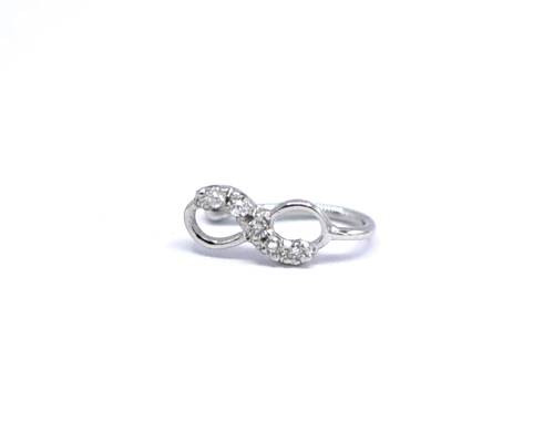 Diamond nose ring