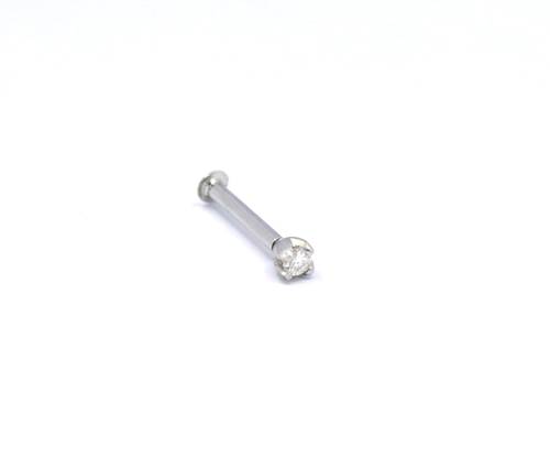 Diamond nose ring
