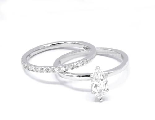 توينز سولتير ألماس  Marquise CUT SI E