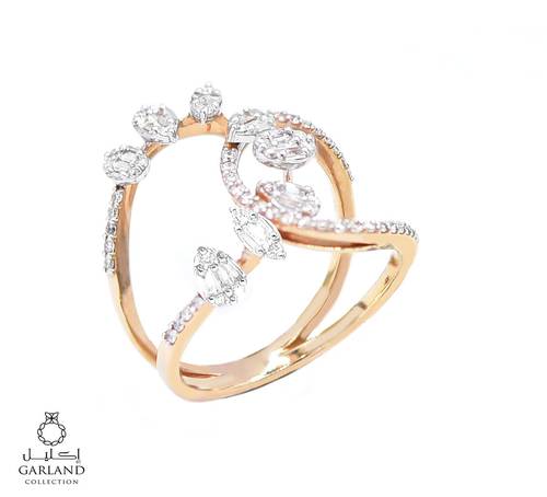 Diamond ring from the crown collection