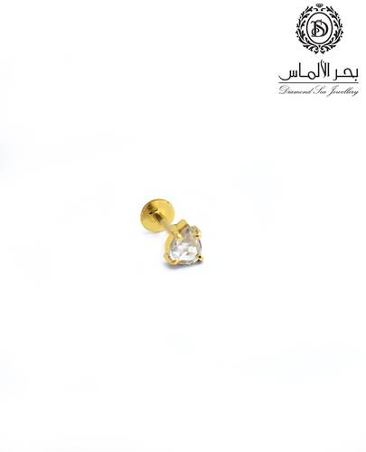 Diamond nose ring
