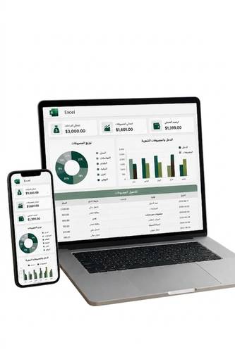 دفتر الميزانية Excel لتنظيم المصروفات وإدارة الميزانية الشخصية