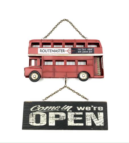 تعليقة جدارية  OPEN + CLOSED