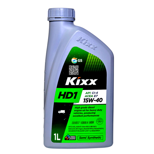 كيكس زيت محرك ديزل  | KIXX HD1 API CI-4 | 15W40 | 1L