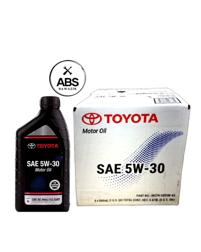 تويوتا زيت محرك امريكي عبوة 6 | TOYOTA MOTOR OIL | 1L | SAE 5W-30