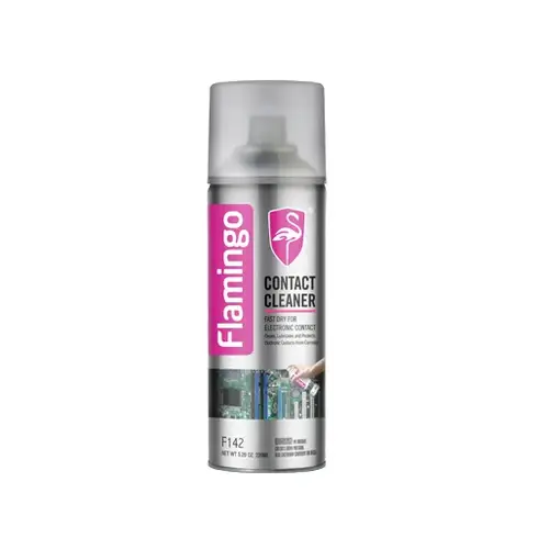 فلامنجو بخاخ تلامس ومنظف الكترونيات | FLAMINGO CONTACT CLEANER | F142 | 220ML