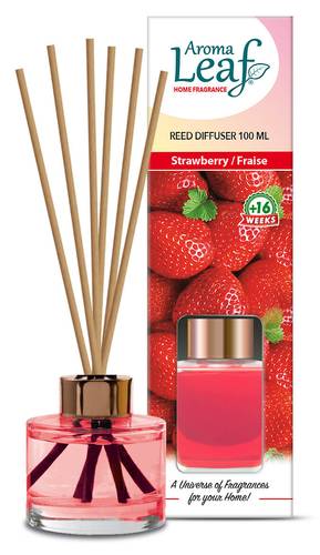 اروما ليف معطر جو برائحة الفراولة | AROMA LEAF STRAWBERRY | 100ML
