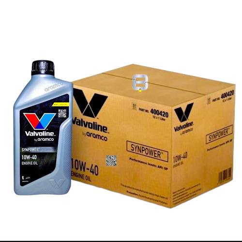 فالفولين زيت المحرك 12 علبة | Valvoline SYNPOWER | 10W-40 | 1L