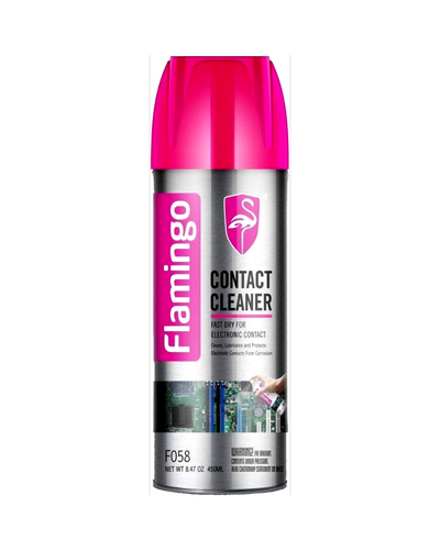 فلامنجو بخاخ تلامس منظف الكترونيات | FLAMINGO CONTACT CLEANER | F058 | 450ML